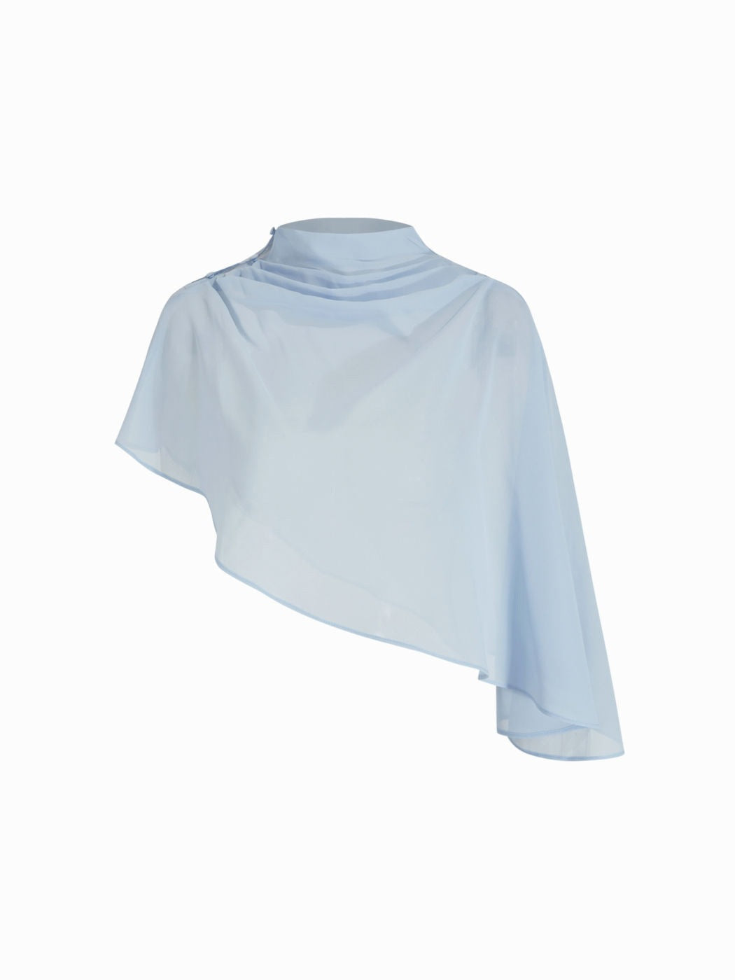 The Elara Celeste Cape Maxi Dress
