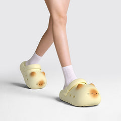 Lightweight  Non slip Cat Paw Print Slippers