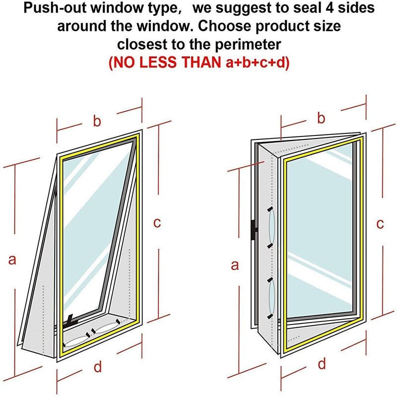 Portable air conditioner window exhaust sealing cloth