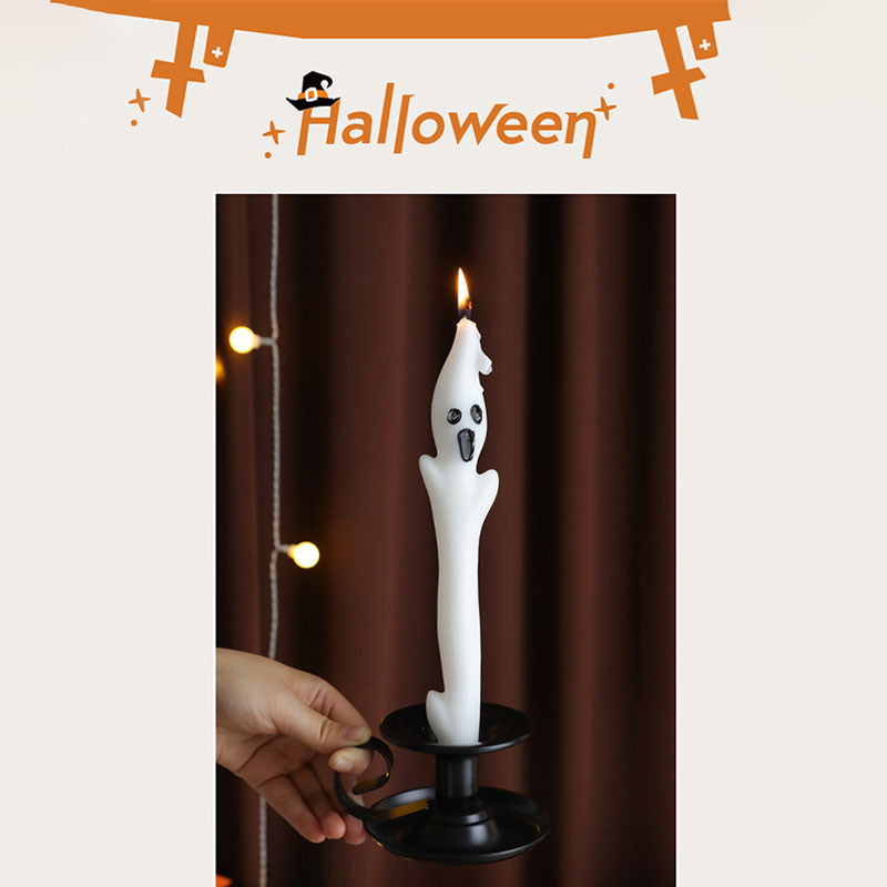 Halloween Creative Ghost Sculpture Long Candle
