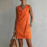 Haven - Elegant Pocket Mini Dress