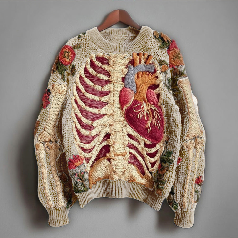 Women's Winter Crew Neck Knit Jumper | Halloween