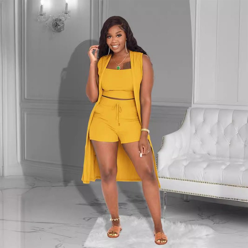 Casual and Stylish Three-Piece Set