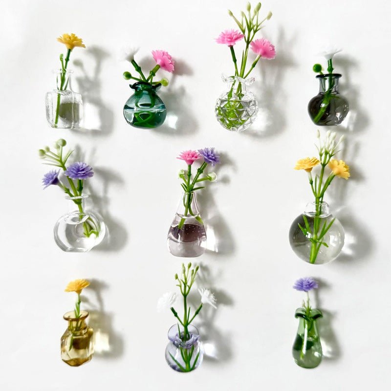 3D Mini Vase Fridge Magnets