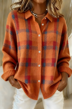 Plaid Cardigan