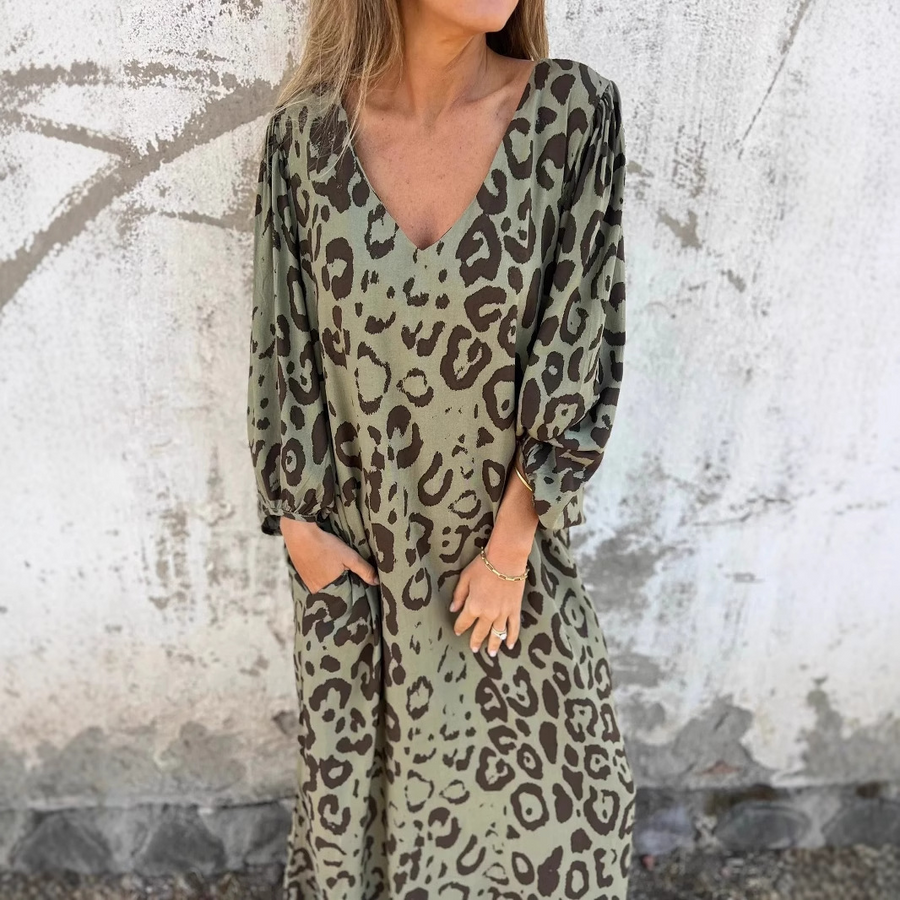 Denise | Dress with Leopard Print | NEW 2026