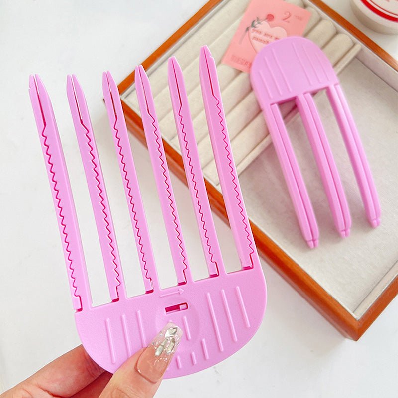 Fluffy and styling bangs tool