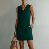 Haven - Elegant Pocket Mini Dress