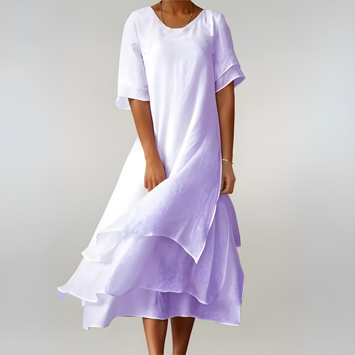 Agnès | Long, lightweight and elegant cotton dress