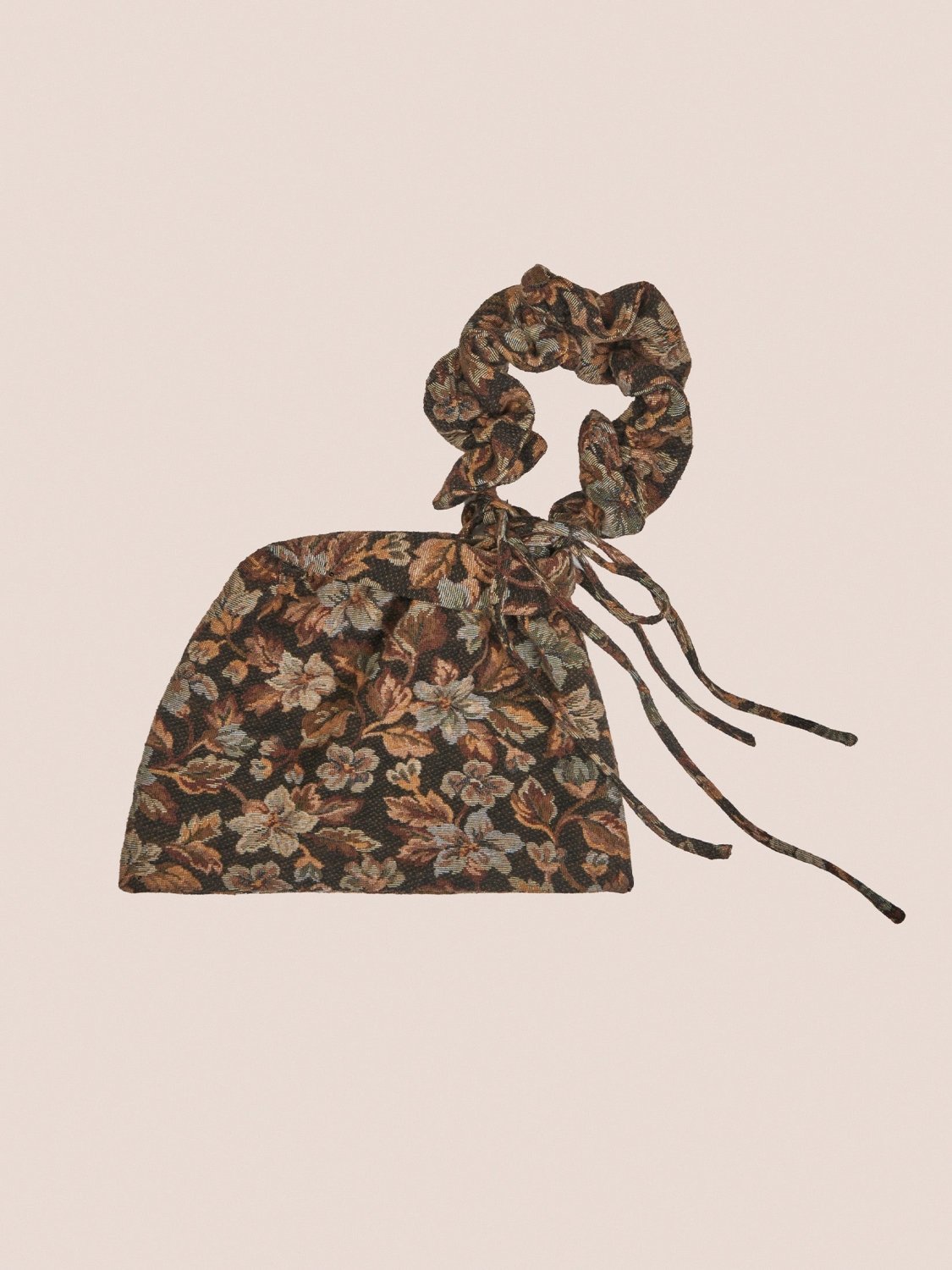 Brown Blooms Bag