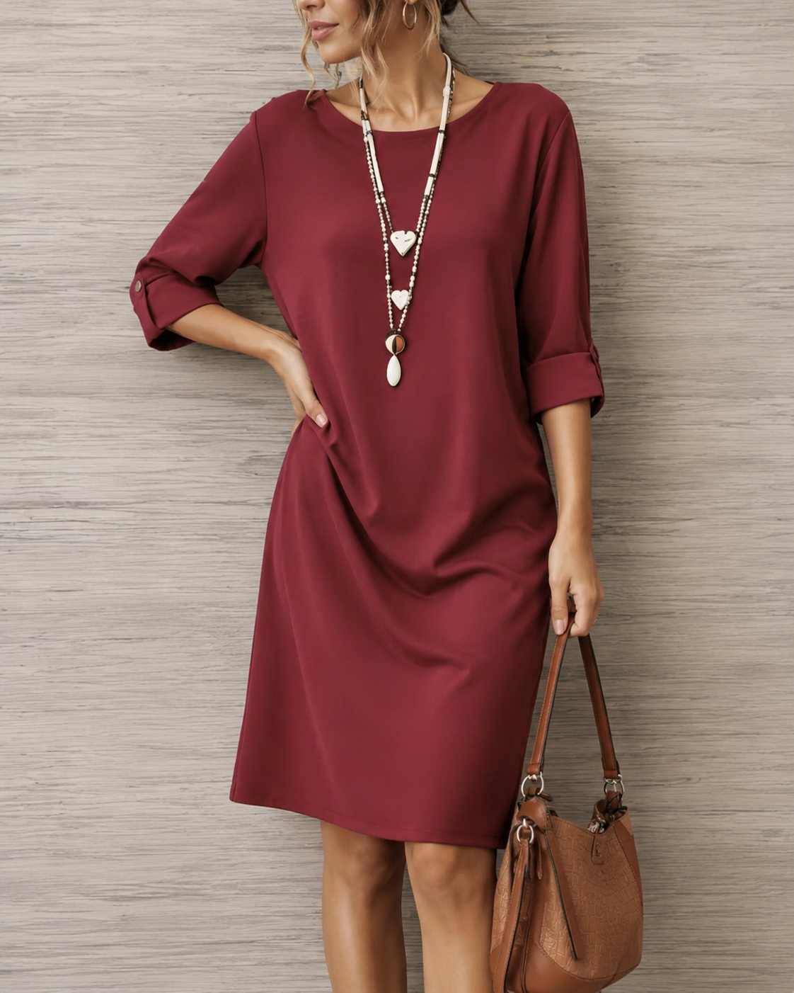 Jeanette | Exclusive Relaxed Midi Dress | FINAL SALE
