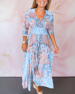Marga | Elegant Summer Dress with V-Neck
