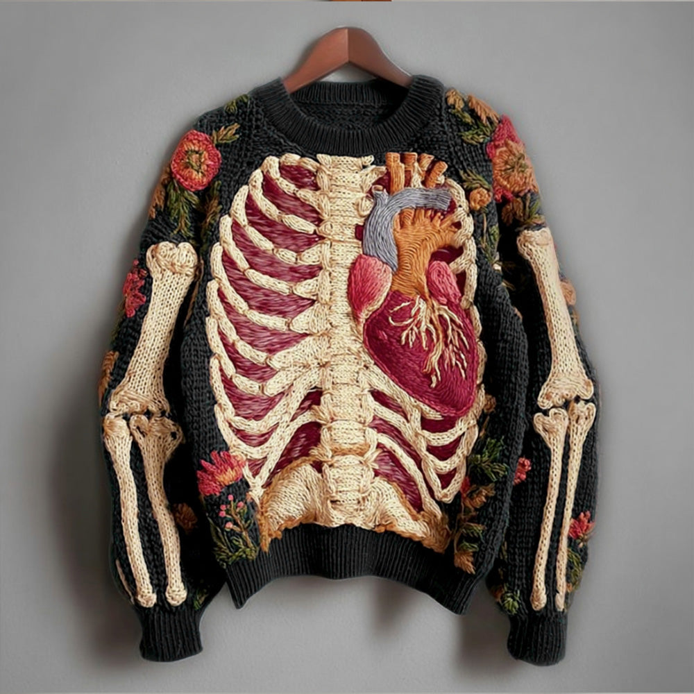 Women's Winter Crew Neck Knit Jumper | Halloween