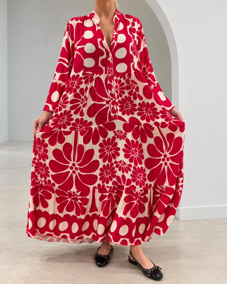 Marielle | Elegant Maxi Dress with Print