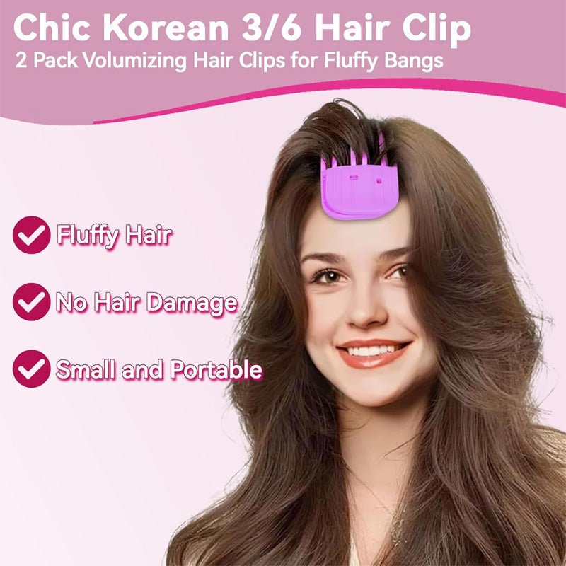 Fluffy and styling bangs tool