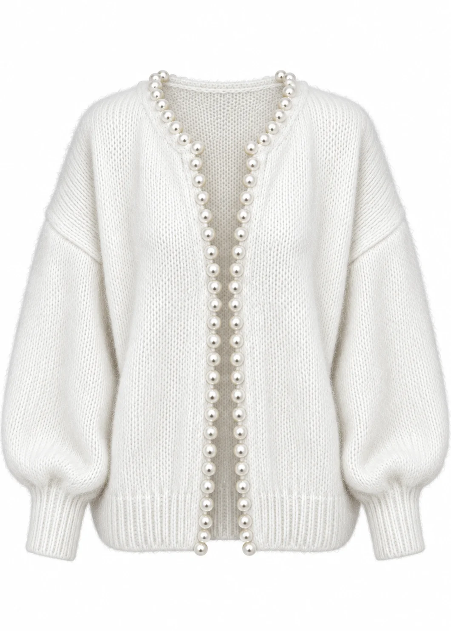 Luna Pearl Knit Cardigan