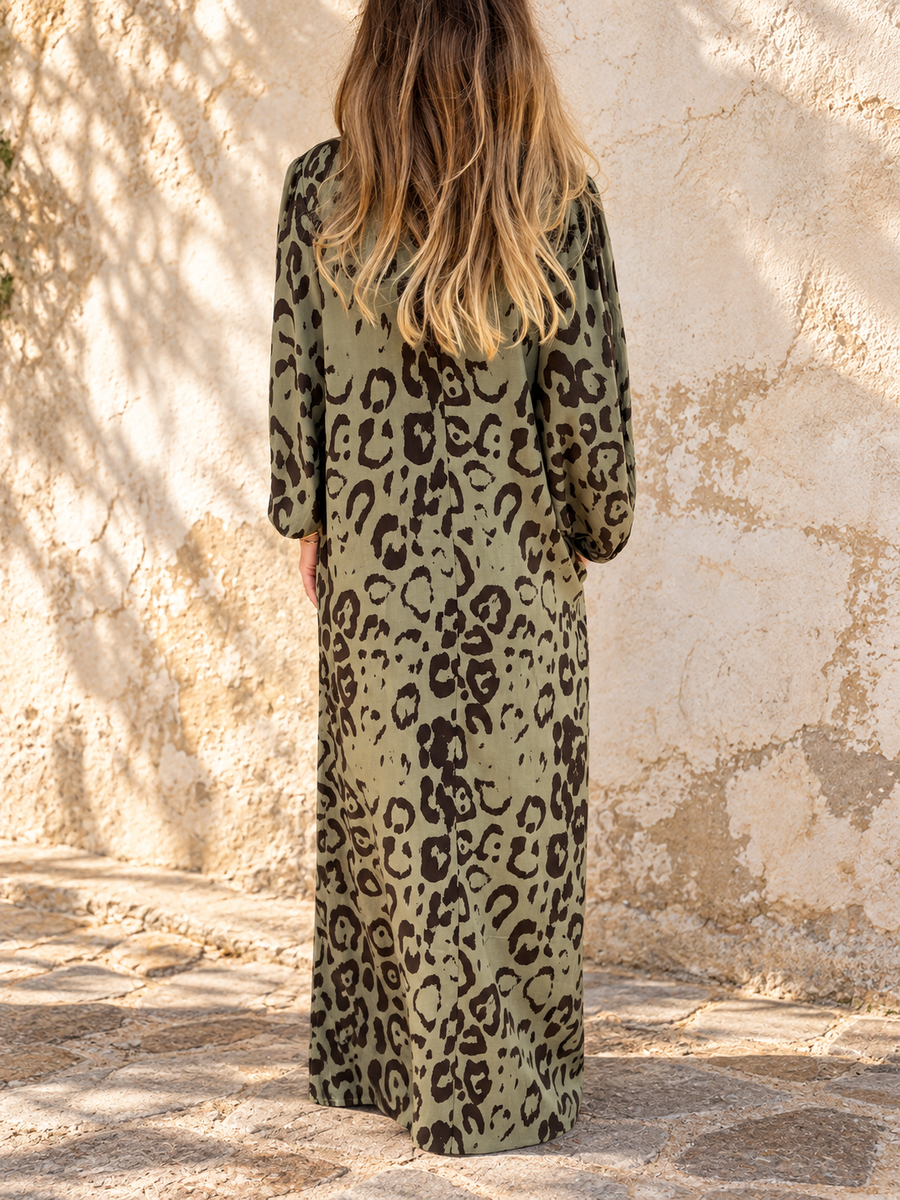 Denise | Dress with Leopard Print | NEW 2026
