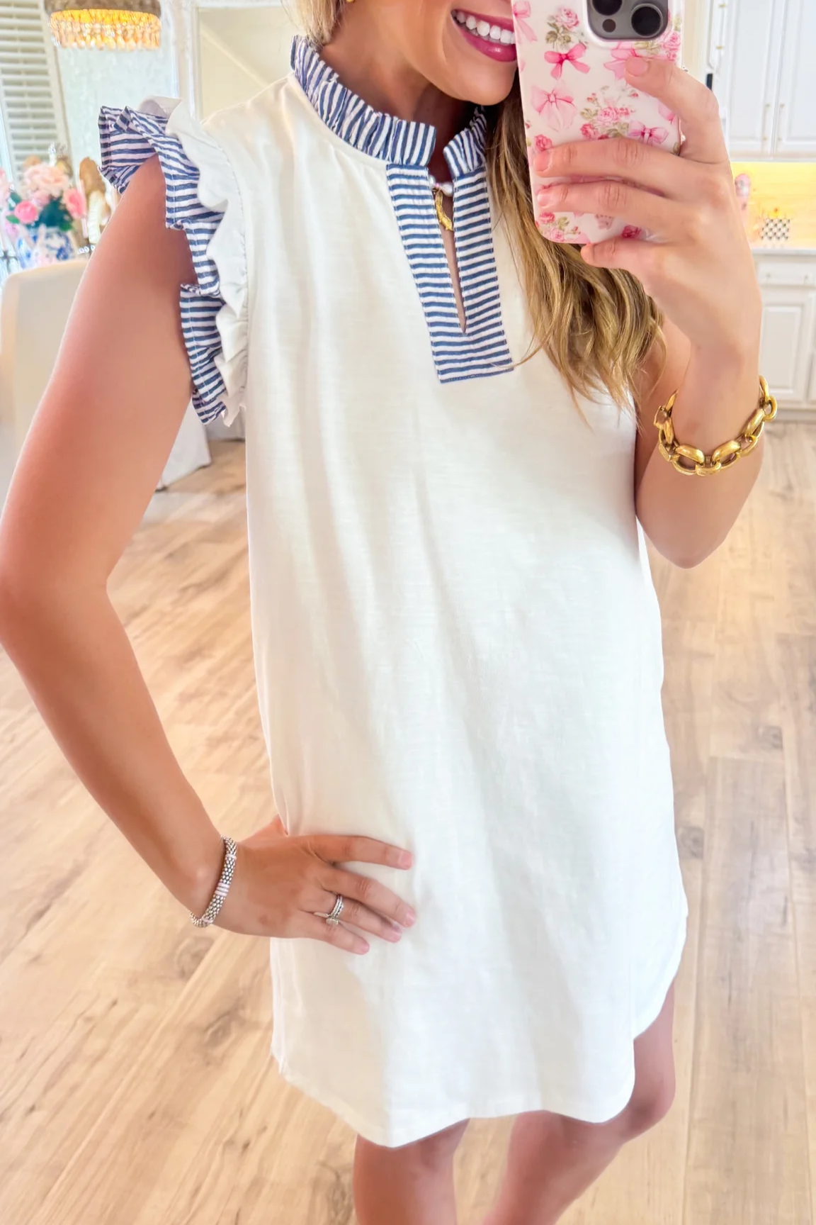 Navy Solid Close-Up Dress