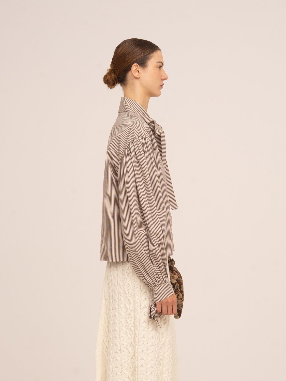 Brown Blooms Bag