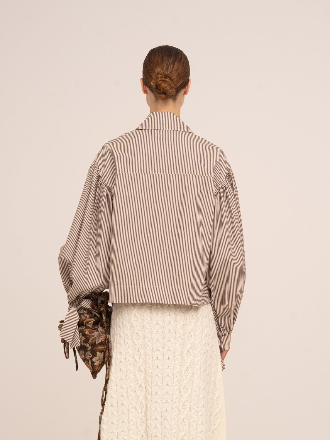 Brown Blooms Bag