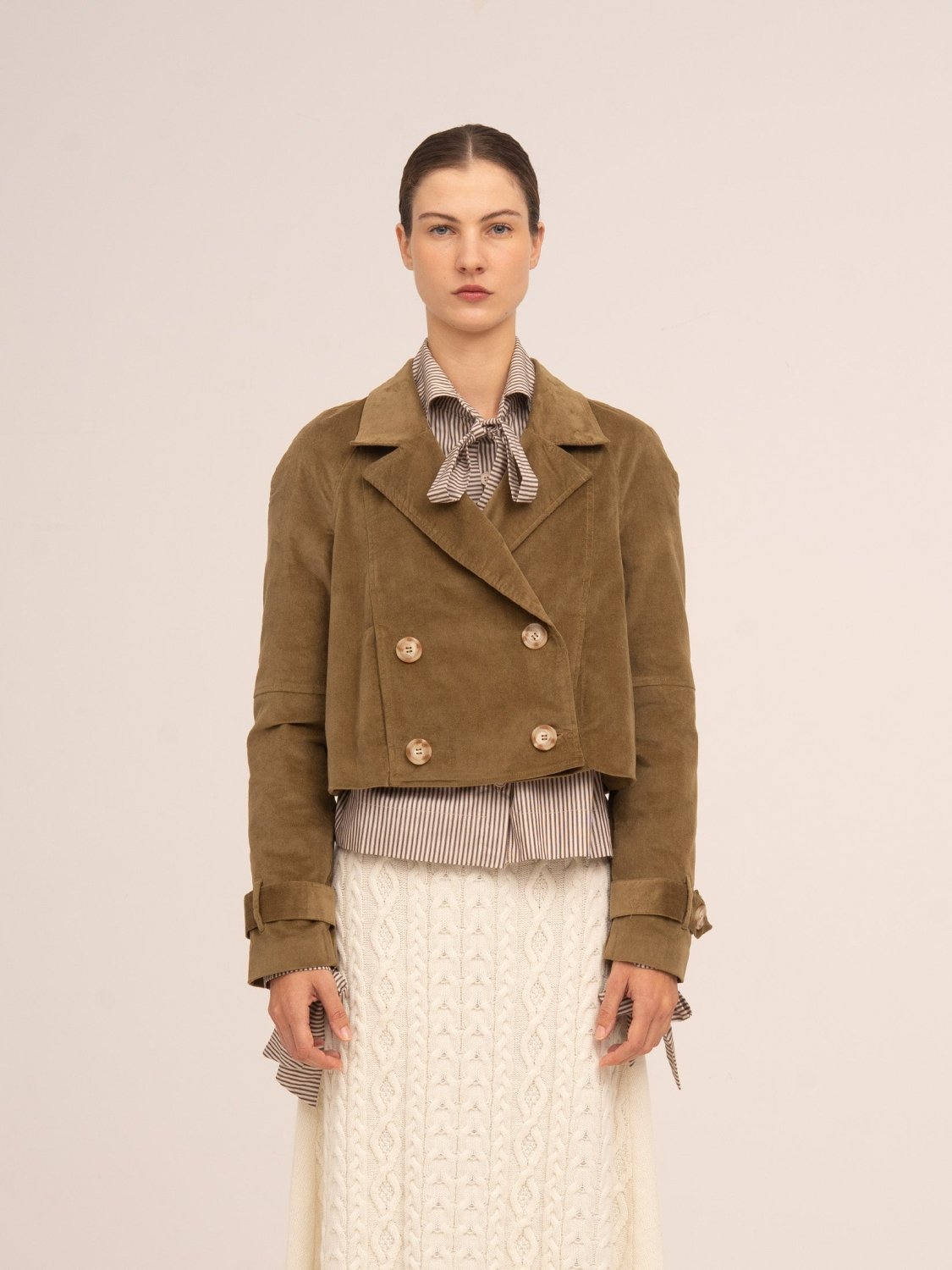 Pace Khaki Velvet Jacket