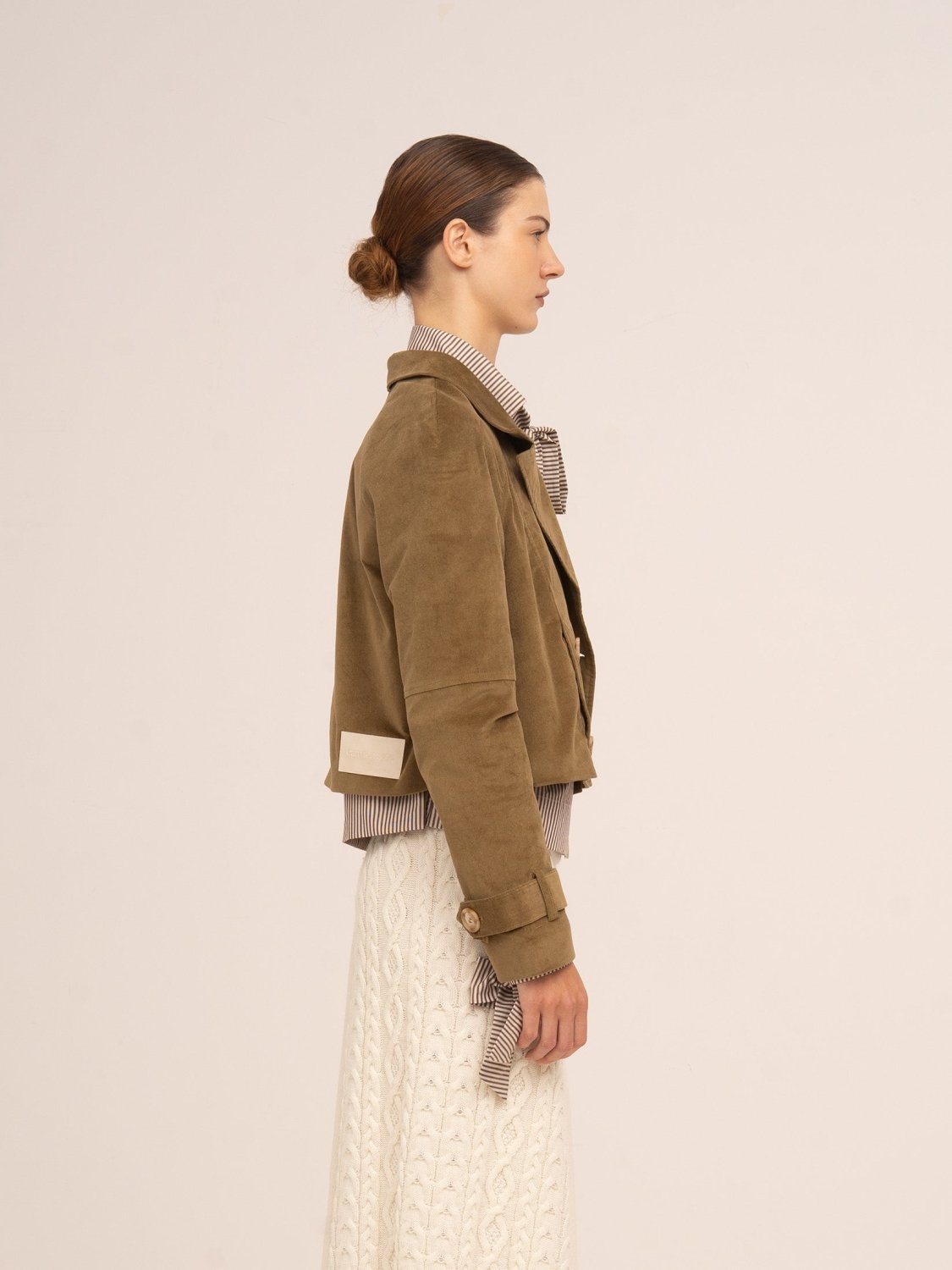 Pace Khaki Velvet Jacket