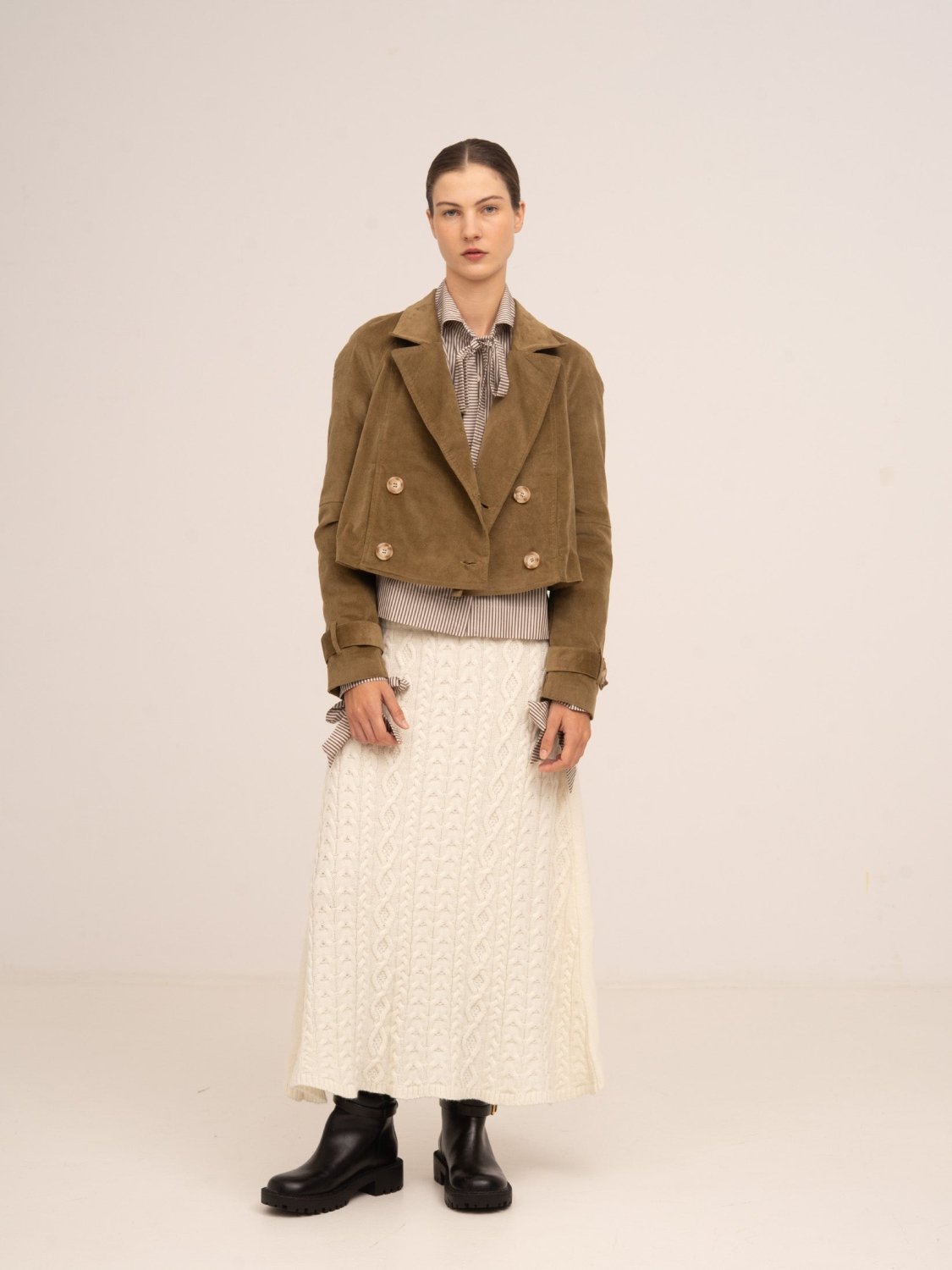 Pace Khaki Velvet Jacket