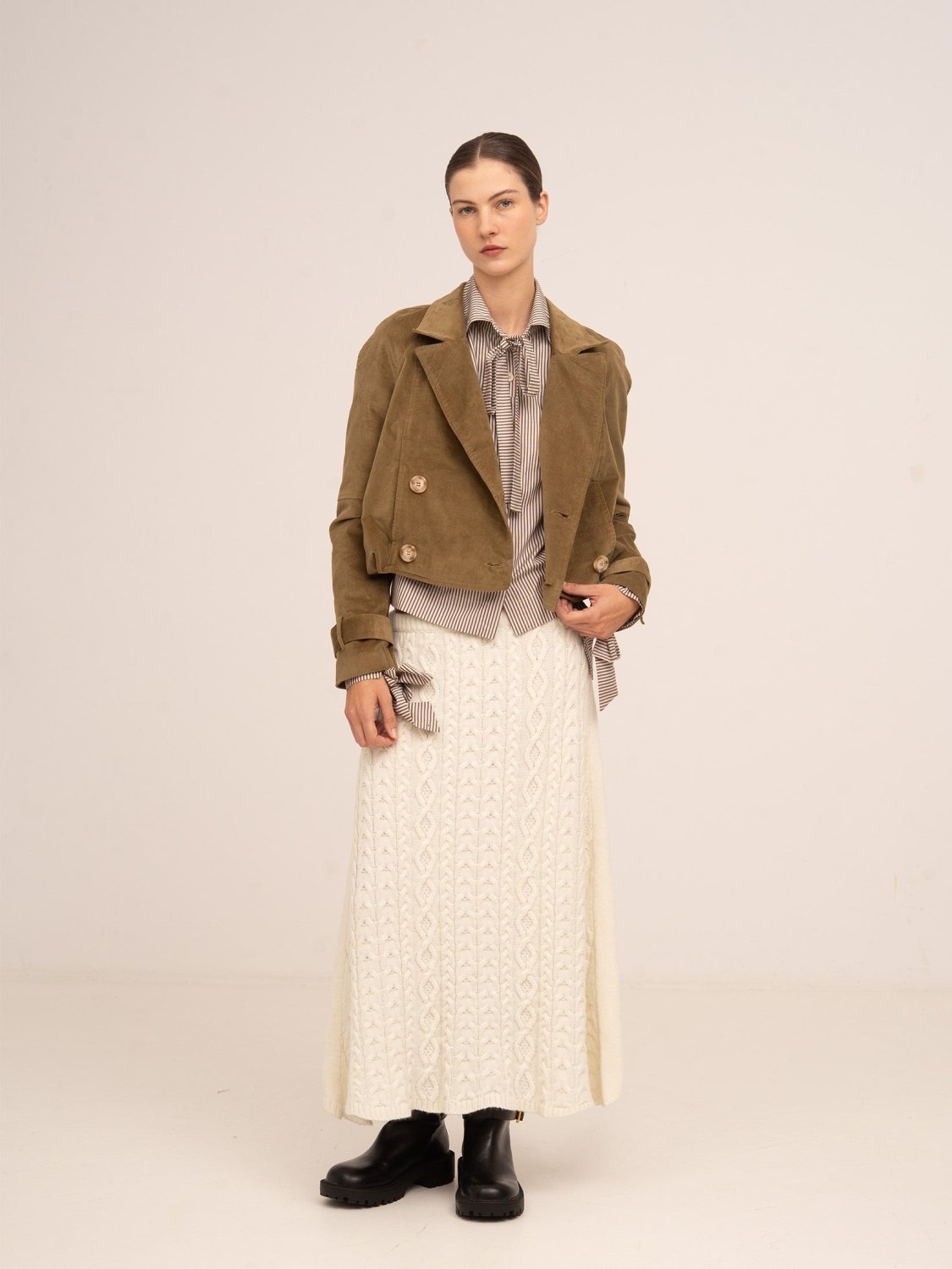 Pace Khaki Velvet Jacket