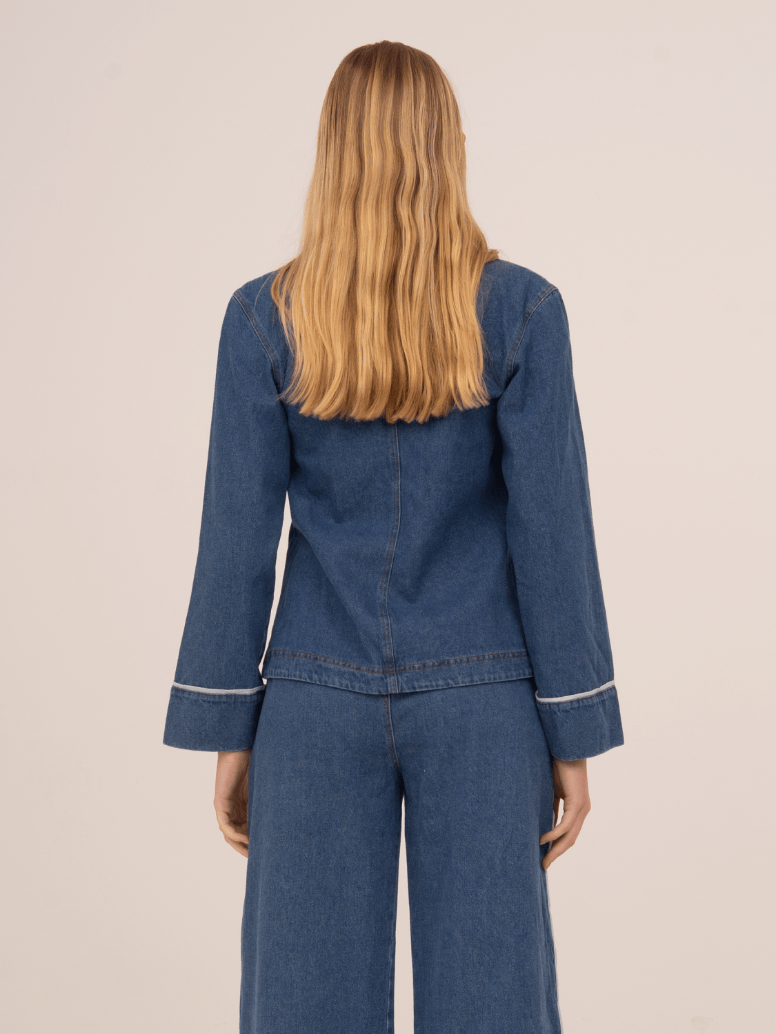 Flash Denim Fitted Denim Jacket