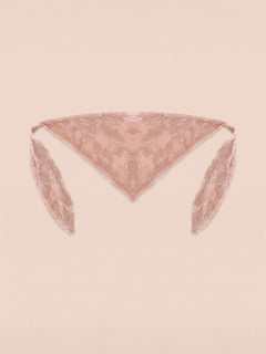 Pink Jester Embroidery Headscarf