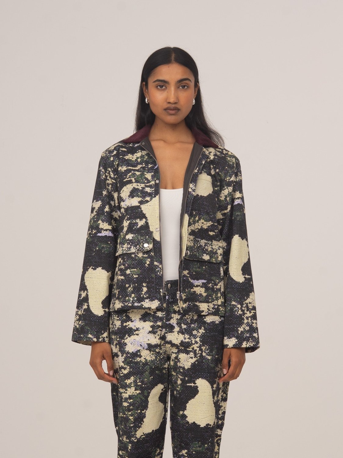 Carolina Bird Print Jacket