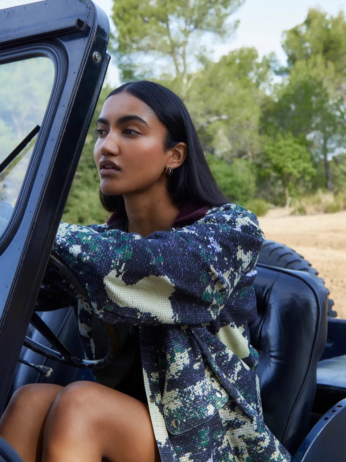 Carolina Bird Print Jacket