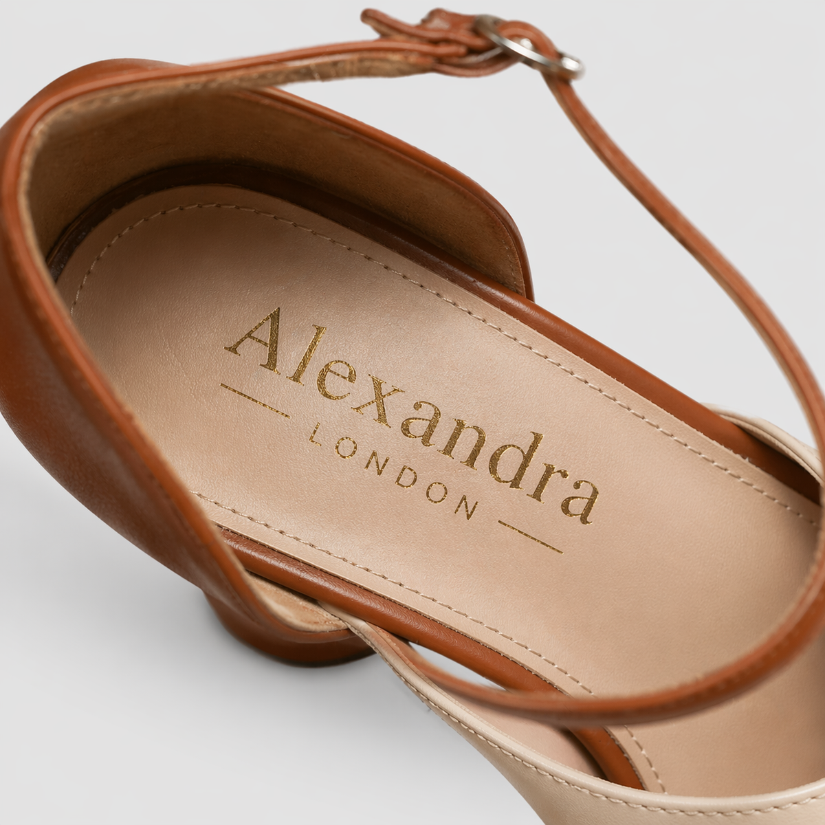 Marielle | Two Tone Strap Heels