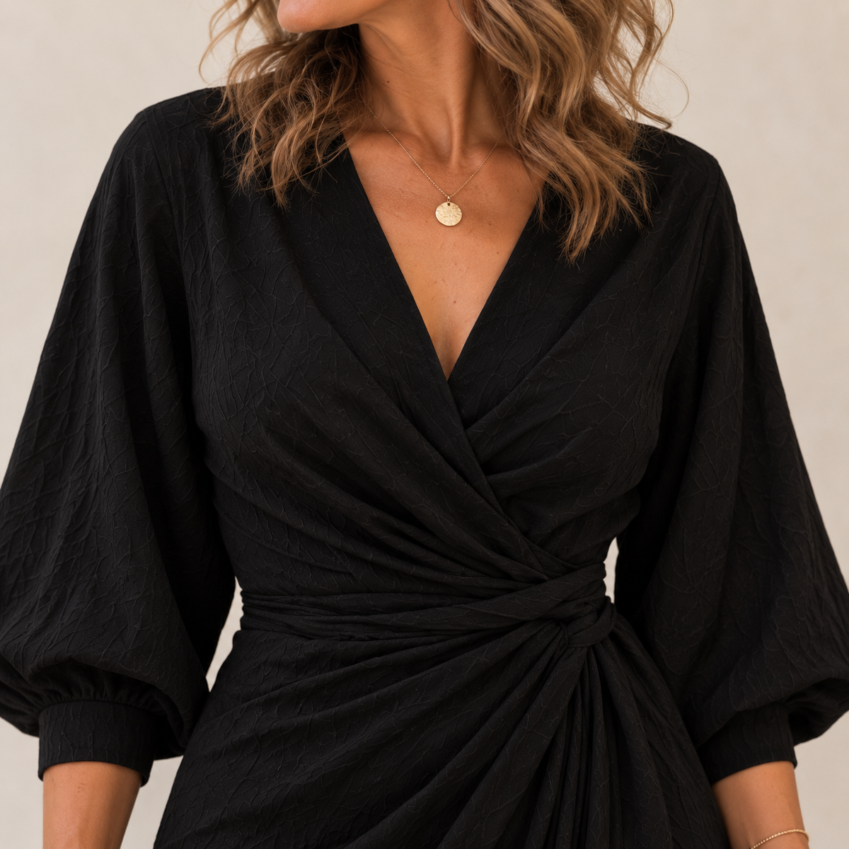 Ashley Maxi Dress with V-Neck