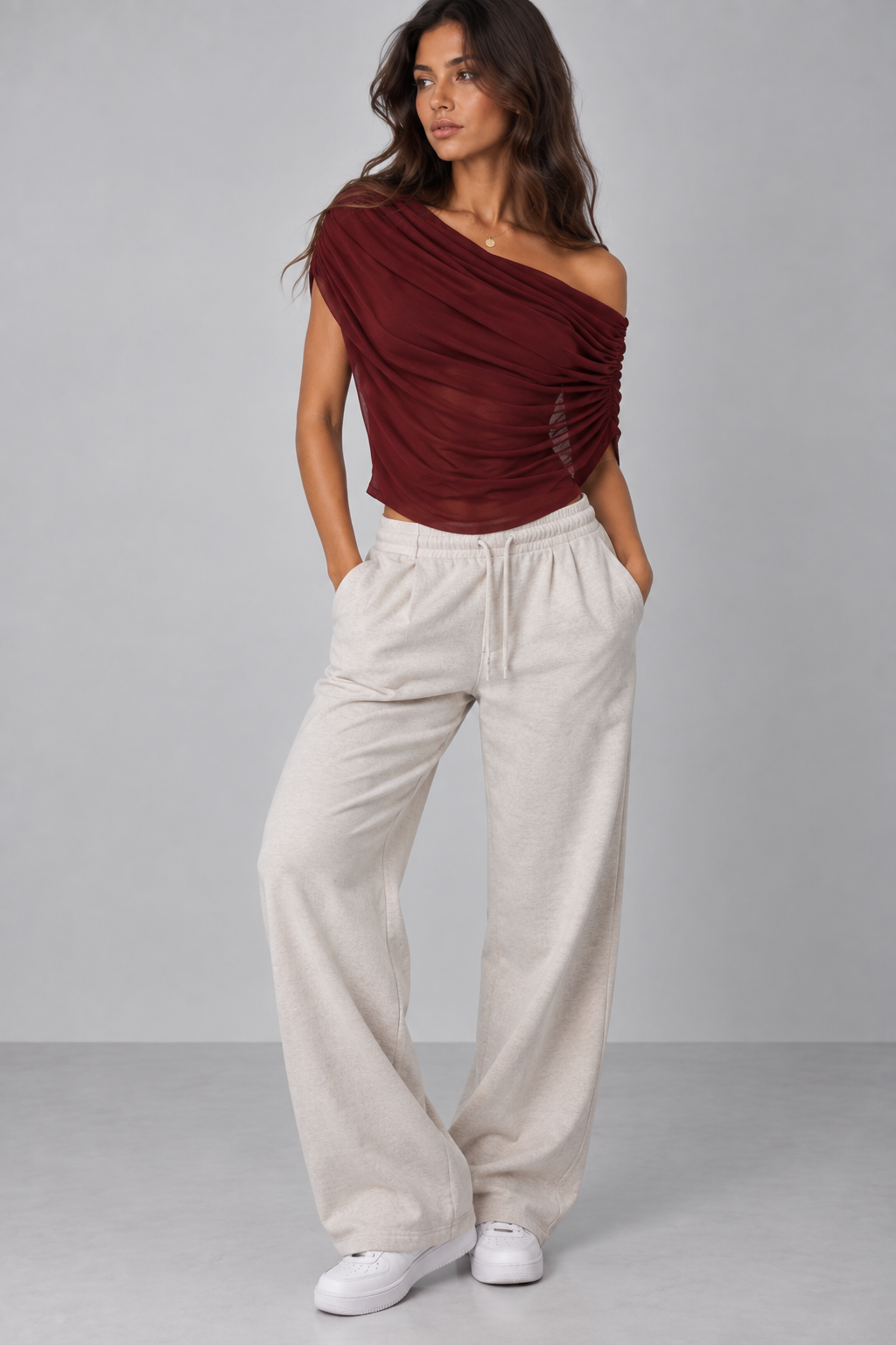 The Elara Draped Elegance Top