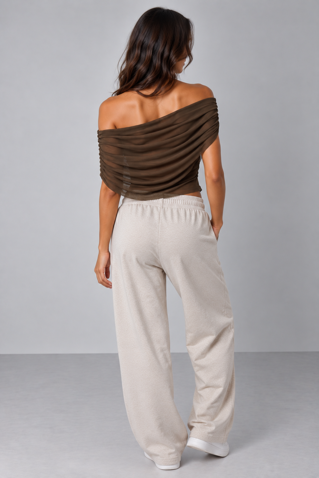 The Elara Draped Elegance Top