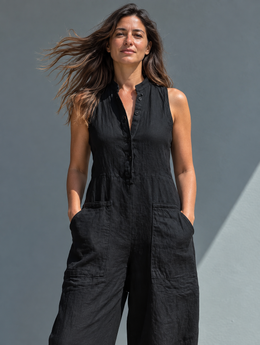 Adele | Effortless Wide-Leg Jumpsuit | FINAL SALE