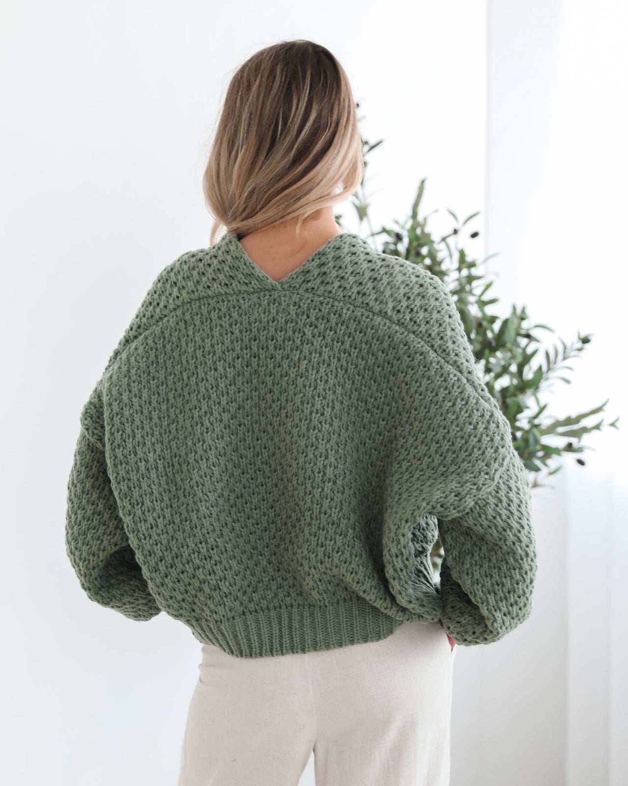Dorine Cardigan - Forest Green
