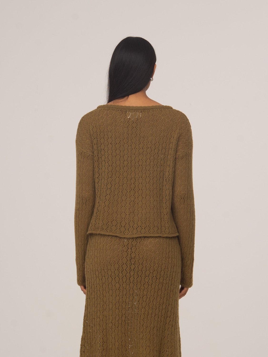 Exile Green Knit Cardigan