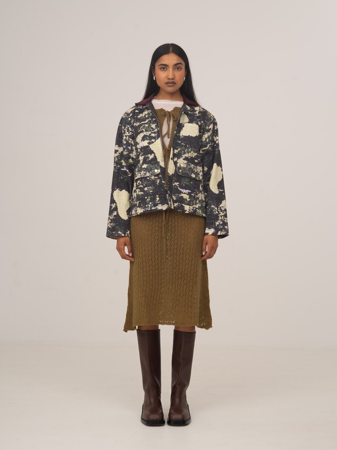 Exile Green Knit Cardigan