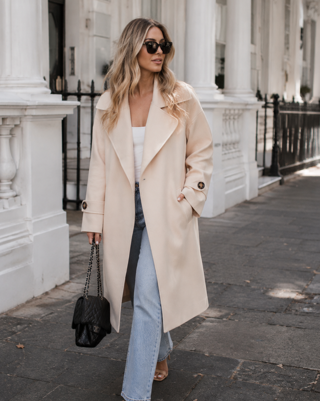 Fireplace Coat - Cream