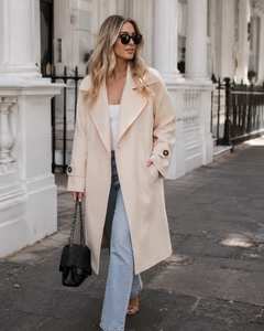 Fireplace Coat - Cream