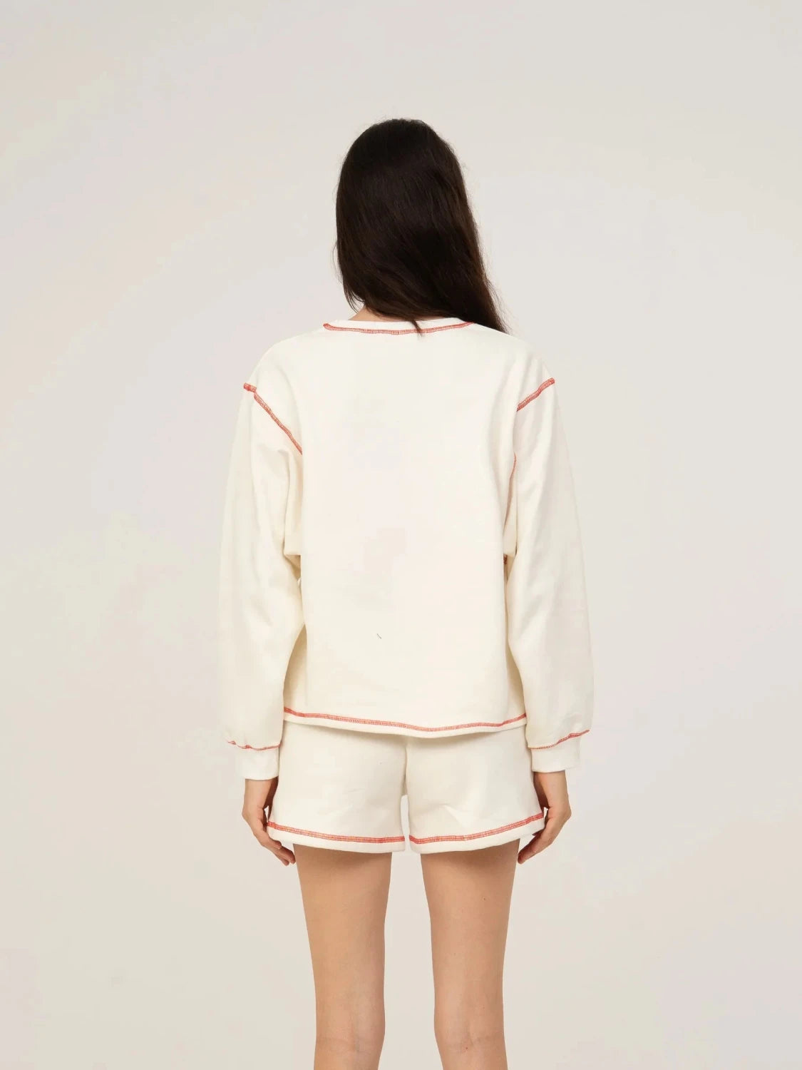 Form White Jersey Sweatshirt
