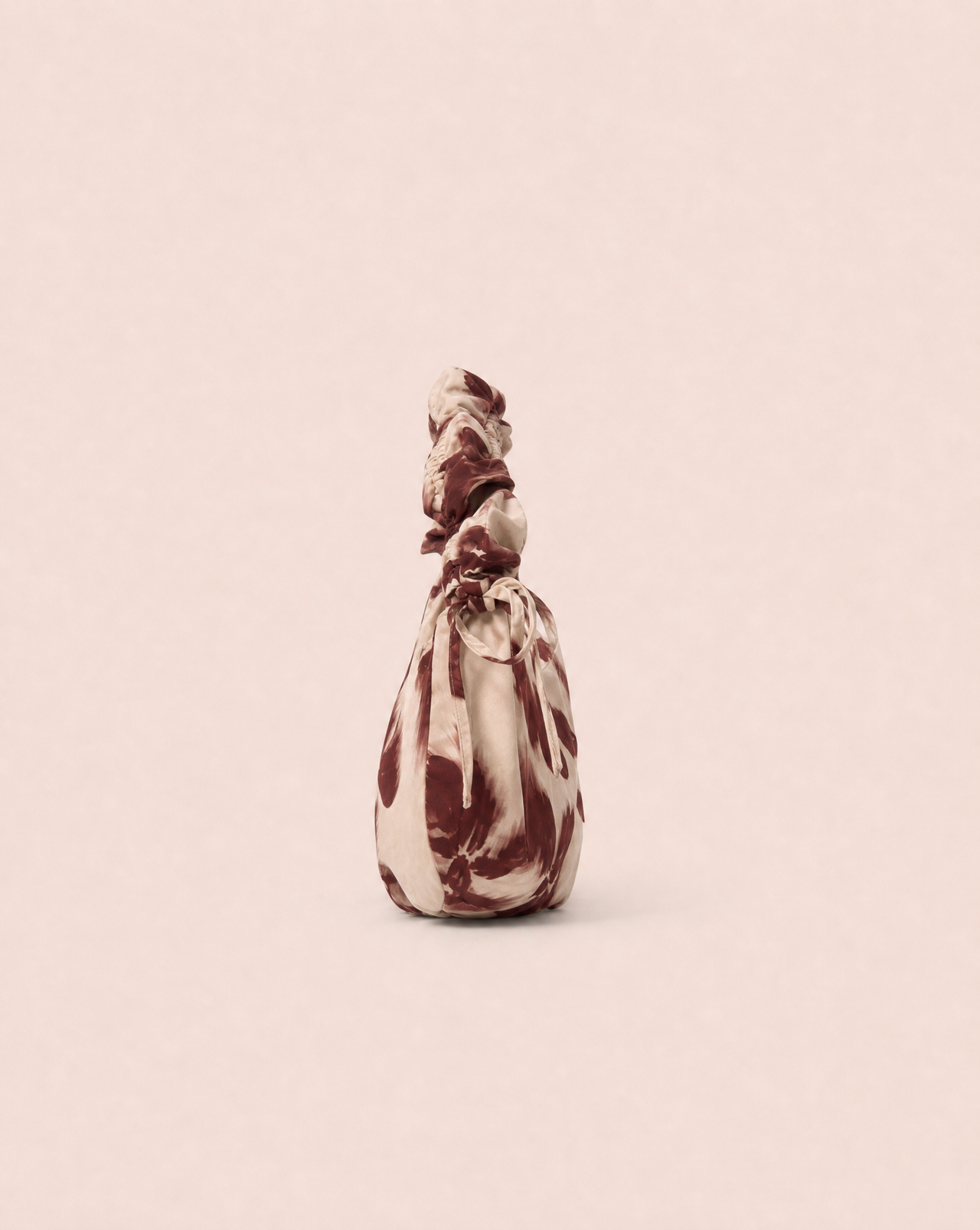 Red Peony Flower Print Bag