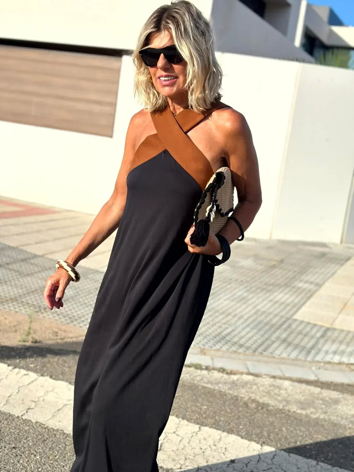 Charlotte™ Elegant Open-Back Dress