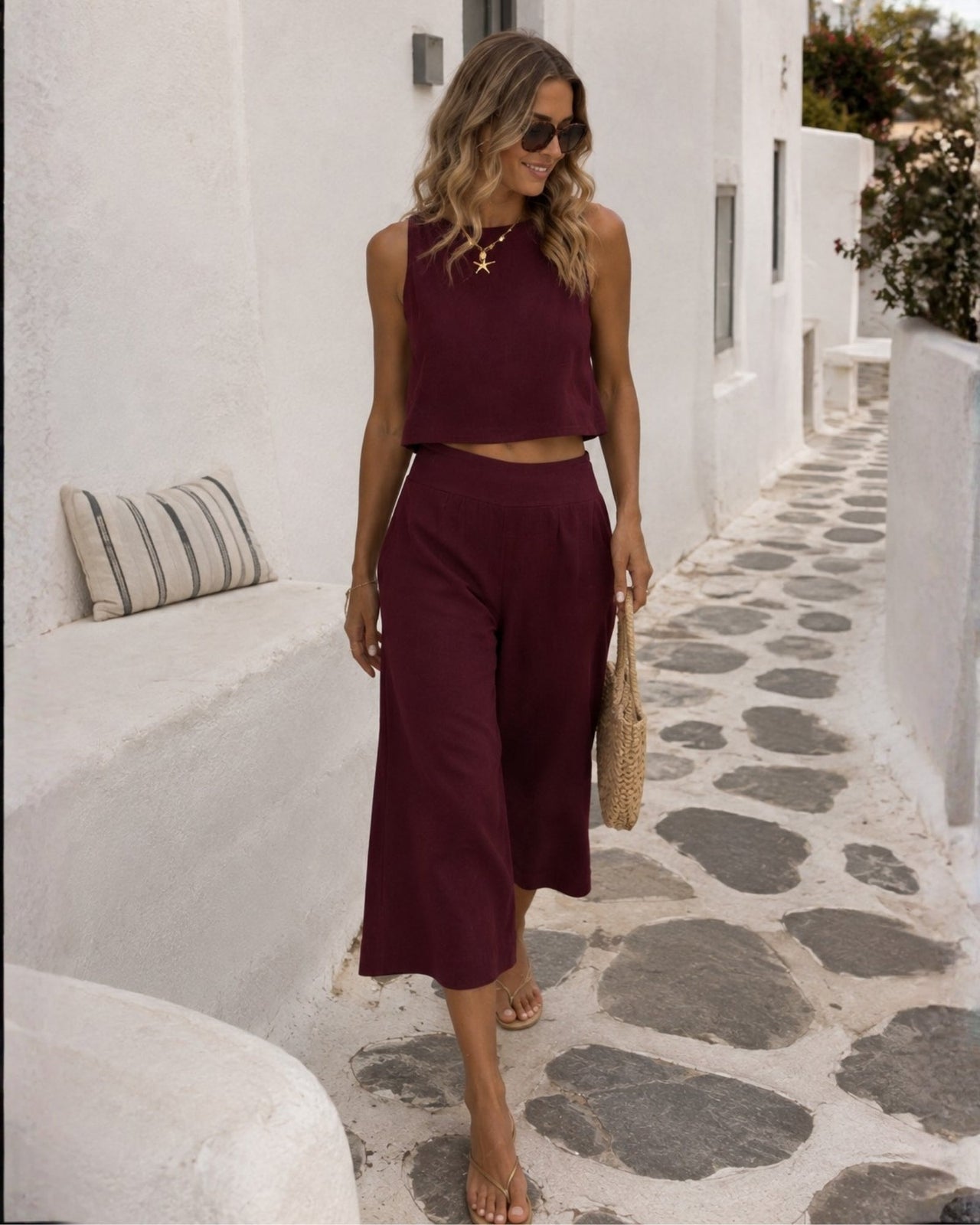 Lighthouse Pants - Bordeaux