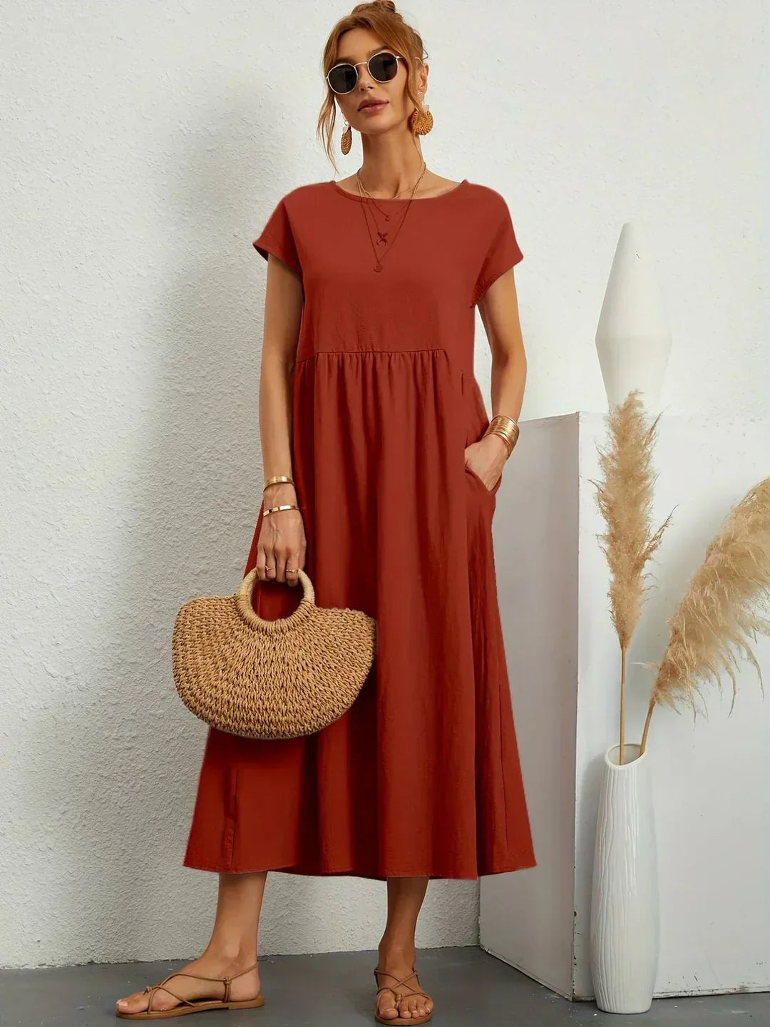 Charlotte | Timeless Flowing Maxi Dress