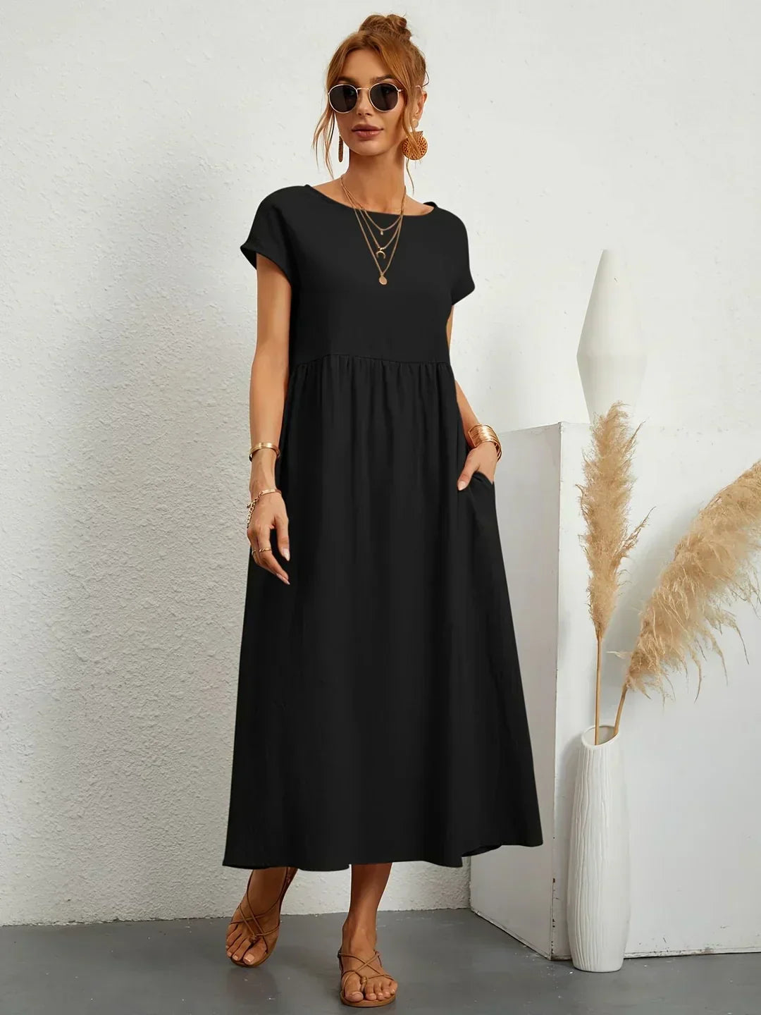 Charlotte | Timeless Flowing Maxi Dress