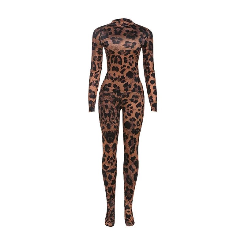 Wild Curve Long Sleeve Bodycon Set