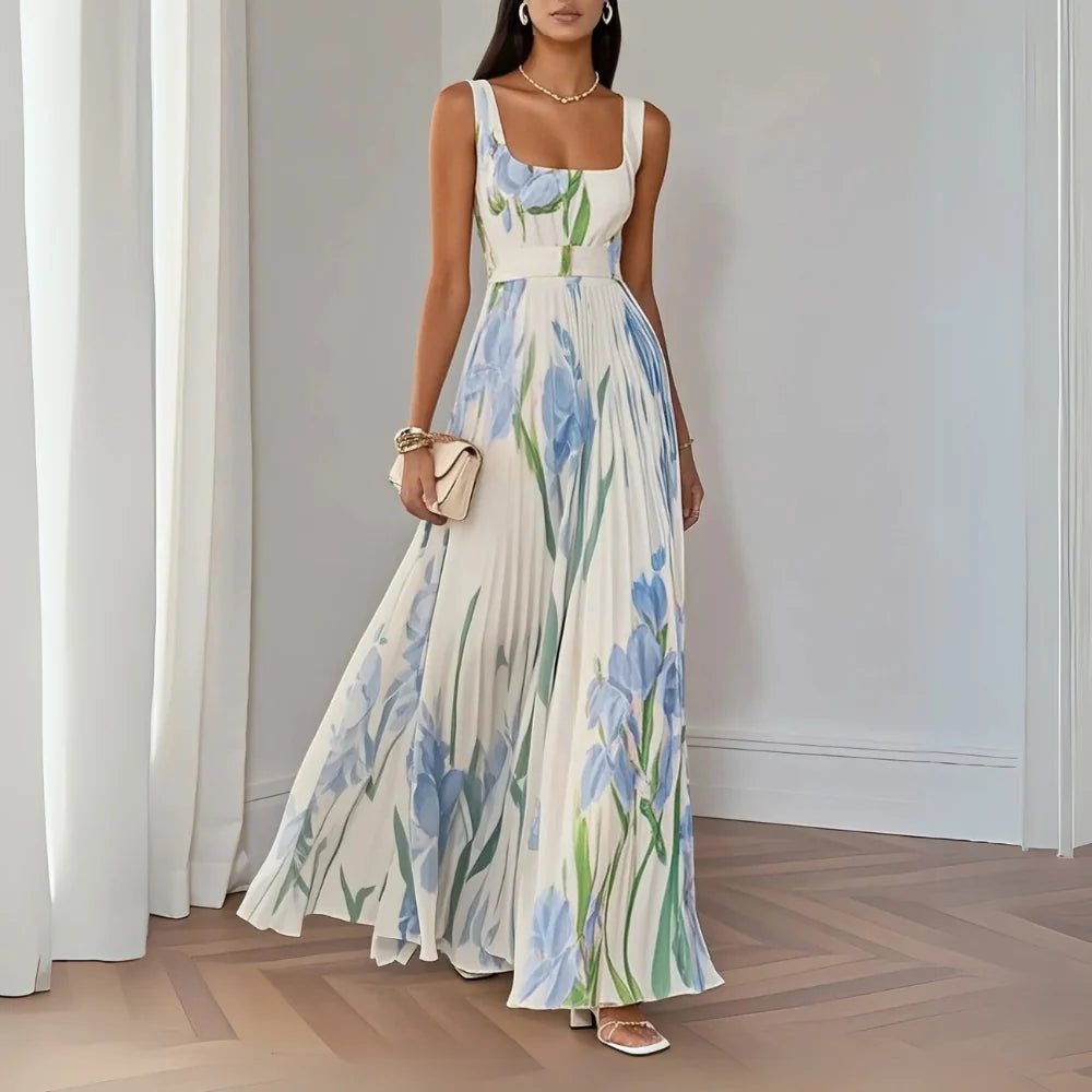 Floral Pleated Maxi Dress | Exclusive Edition | FINAL SALE